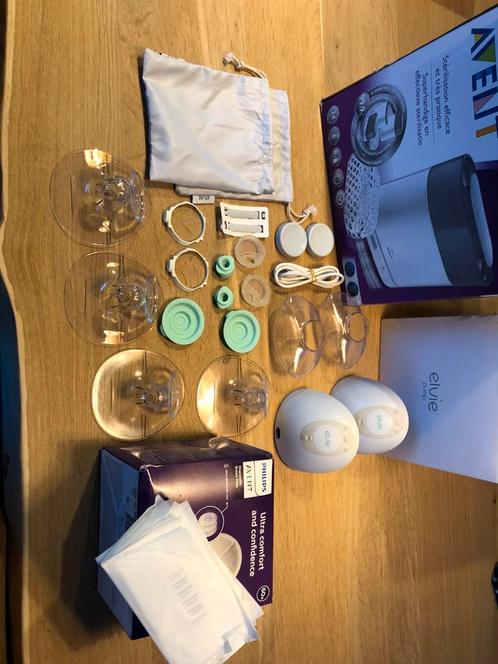 Elvie handfree borstkolven en avent sterilisator, Kinderen en Baby's, Babyvoeding en Toebehoren, Zo goed als nieuw, Borstkolf
