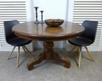 Prachtige antieke ronde eiken eettafel 120 cm, Antiek en Kunst, Ophalen