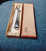 Zilveren suikertang in antieke originele box Art Deco, Antiek en Kunst, Antiek | Bestek, Ophalen of Verzenden