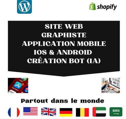 Création Site web complet plusieurs plateforme, Informatique & Logiciels, Logiciel Office, Android, iOS, ChromeOS, MacOS, Windows