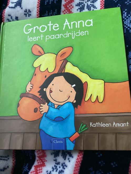 Kathleen Amant - Grote Anna leert paardrijden, Boeken, Prentenboeken en Plaatjesalbums, Zo goed als nieuw, Ophalen of Verzenden