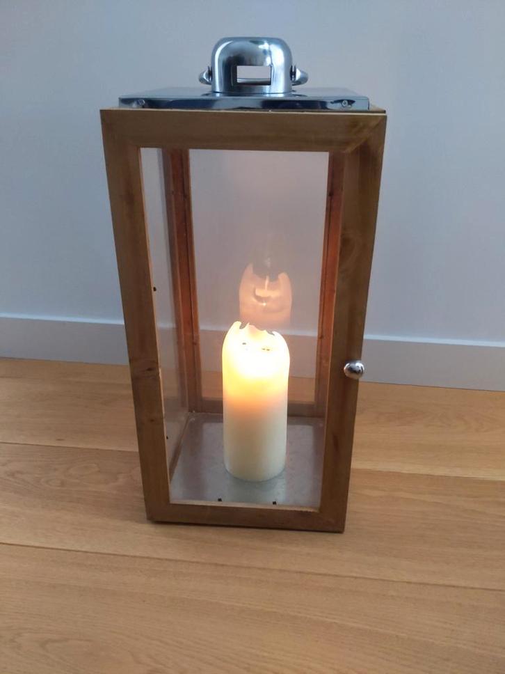 Lanterne/lampe à vent de 50 cm de haut, Maison & Meubles, Accessoires pour la Maison | Bougeoirs & Bougies, Enlèvement