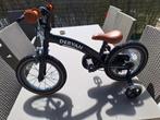 Deryan Luxe Kinderfiets 14 inch - 3 in 1 - loopfiets - Zwart, Fietsen en Brommers, Ophalen, Zo goed als nieuw, 14 inch of minder