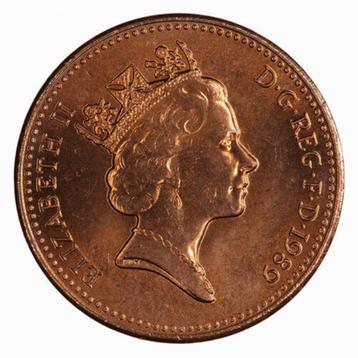 1 New Penny, Elizabeth II, Great Britain, 1989 