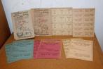 WW2 lot de cartes rationnement (flandres), Envoi, Autres, Vêtements ou Chaussures