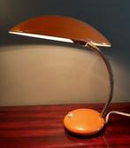 Vintage bureaulamp UFO model orange, Gebruikt, Vintage, Ophalen of Verzenden, Metaal
