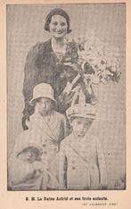 BELGISCH  KONINGSHUIS -  Koningin Astrid en haar 3 kinderen, Verzamelen, Verzenden, Ongelopen, Overige thema's