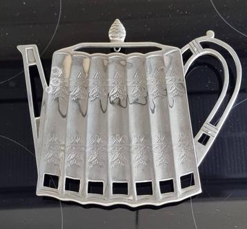 Verzilverde onderzetter - "Codinger" Silver Plated beschikbaar voor biedingen
