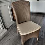 Tafel met 6 loom stoelen + kussens, Huis en Inrichting, Stoelen, Ophalen, Gebruikt