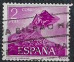 Spanje 1969 - Yvert 1594 - Rots van Gibraltar (ST), Timbres & Monnaies, Timbres | Europe | Espagne, Affranchi, Envoi