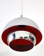 Seventies retro hanglamp - Vintage lamp, Ophalen of Verzenden, Zo goed als nieuw, Metaal