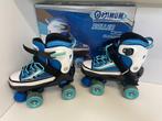 Optimum rolschaatsen 32-35 blauw, Ophalen, Kinderen, Verstelbaar, Gebruikt