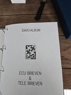 3 Davo albums Nederland tele brieven en ECU munten brieven, Ophalen of Verzenden