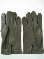 Lederen handschoenen, grijs, heren. In perfekte staat !!, Ophalen of Verzenden, Handschoenen