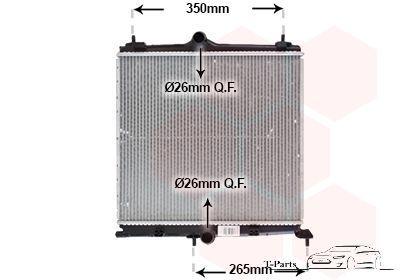 opel corsa f RADIATOR peugeot e-208 radiateur elektrisch, Auto-onderdelen, Airco en Verwarming, Opel, Gebruikt