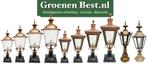 Lampen lantaarns voor op penant paal van poort of hekwerk, Ophalen of Verzenden, Nieuw, IJzer, Sierhekwerk