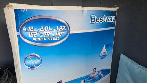 Compleet opzet Bestway zwembad met toebehoren., Tuin en Terras, Zwembaden, Gebruikt, Ophalen