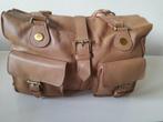 Vintage Scada handtas - leer, Handtassen en Accessoires, Tassen | Damestassen, Ophalen of Verzenden, Gebruikt, Bruin, Handtas