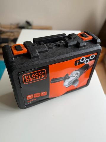 Meuleuse d'angle Black+Decker 900W - Neuf (coffret scellé) beschikbaar voor biedingen