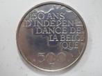 België 500 francs 1980 KM 161, Timbres & Monnaies, Monnaies | Belgique, Enlèvement ou Envoi, Monnaie en vrac, Plaqué argent