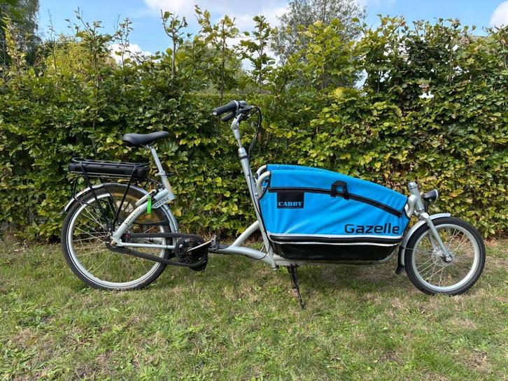 Gazelle Cabby elektrische bakfiets., Fietsen en Brommers, Fietsen | Bakfietsen, Gebruikt, Gazelle, 3 kinderen, Elektrisch, Ophalen