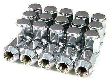 M12x1.25 M12x1.5 M14x1.5 1/2 7/16 9/16 chromen wielmoeren!, Auto diversen, Overige Auto diversen, Ophalen