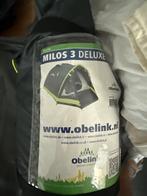 Obelink Milos 3 Deluxe tent + accesoires, Ophalen of Verzenden, Zo goed als nieuw, Tot en met 3