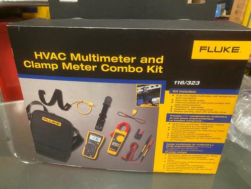 Fluke 116/323 HVAC-combinatieset Multimeter + Stroomtang, Doe-het-zelf en Bouw, Meetapparatuur, Nieuw, Multimeter, Ophalen of Verzenden