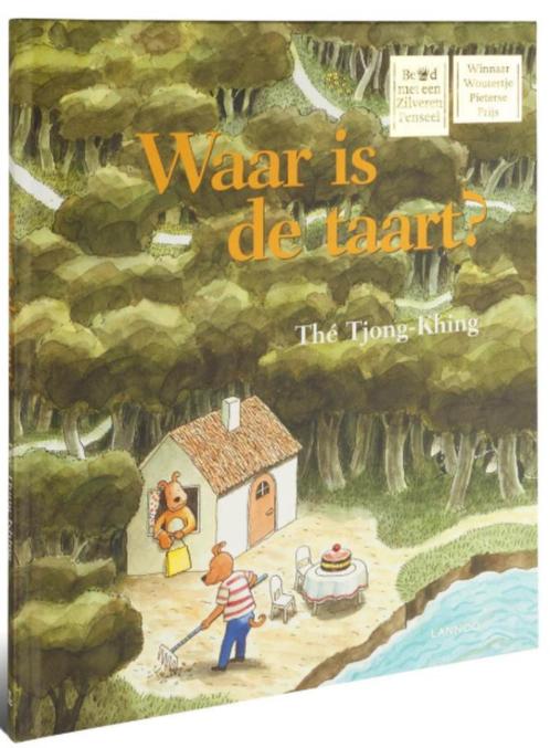 Waar is de taart - Tjong-Khing, Boeken, Prentenboeken en Plaatjesalbums, Zo goed als nieuw, Prentenboek, Ophalen