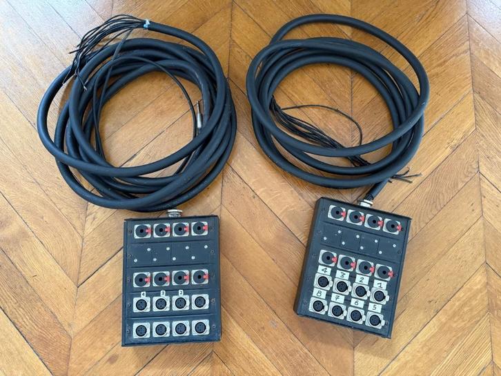 2x stagebox multikabel (Neutrik, Cordial), Muziek en Instrumenten, Kabels en Stekkers, Ophalen of Verzenden