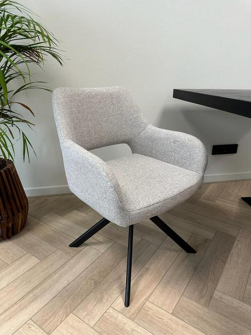 Eetkamerstoelen eettafel stoelen draaibaar - fine grijs, Huis en Inrichting, Stoelen, Nieuw, Vijf, Zes of meer stoelen, Metaal