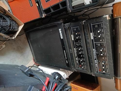 Sound Special 60 RT amp's met cab, Muziek en Instrumenten, Versterkers | Bas en Gitaar, Gebruikt, Gitaar, 50 tot 100 watt, Ophalen