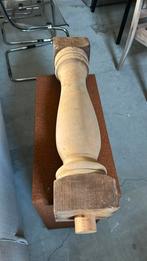 Eiken tafelpoten, 5 stuks, Huis en Inrichting, Tafelonderdelen, Ophalen, Tafelpoot, Minder dan 50 cm, Gebruikt