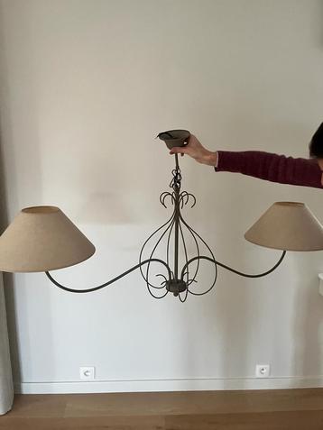 Double lampe à suspension
