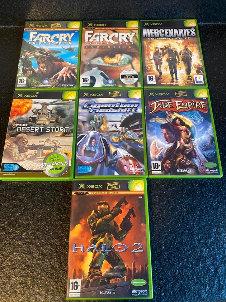 Lot 7 Xbox Games - Compleet - LOT, Games en Spelcomputers, Games | Xbox Original, Zo goed als nieuw, Ophalen of Verzenden