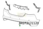 Jaguar XF (5/11-9/15) achterbumper (bij PDC) (te spuiten) Or, Auto-onderdelen, Verzenden, Nieuw, Jaguar, Achter