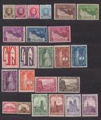 België 1927-1928 4 reeksen, Spoor van plakker, Verzenden, Postfris