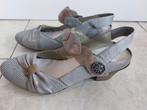 Pumps ballerina's damesschoenen sandalen 40 grijs zilver, Zo goed als nieuw, Grijs, Rieker, Ballerina's