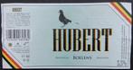 Étiquette de bière Hubert Brasserie Boelens (4q2), Utilisé, Enlèvement ou Envoi