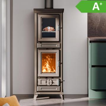 Gietijzeren Houtkachel met Oven en Bakplaat Agnese Evo Easy beschikbaar voor biedingen
