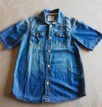 Jeans hemdje maat 146, Kinderen en Baby's, Kinderkleding | Maat 146, Ophalen, Zo goed als nieuw, Jongen of Meisje, Overhemd of Blouse