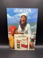 Plaque cigarettes Armada, Collections, Marques & Objets publicitaires, Utilisé
