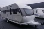 Nieuwe 4pers.Hobby met frans bed, rondzit, BADKAMERCARAVAN, Caravans en Kamperen, Bedrijf, Koelkast, Rondzit, Hobby