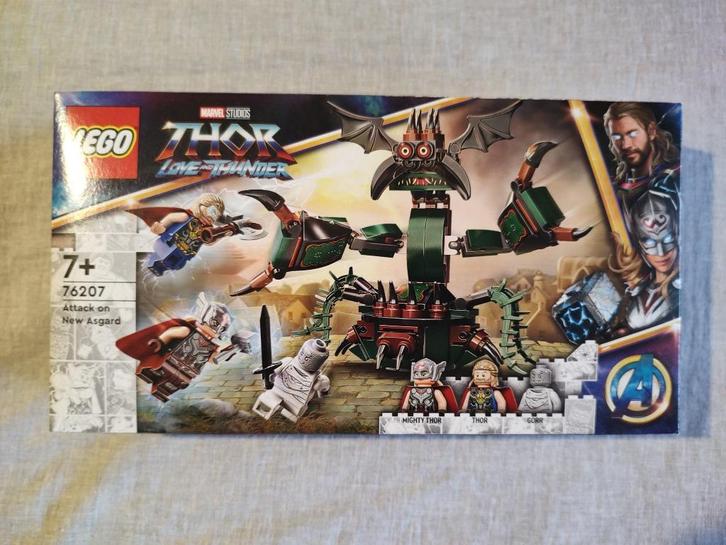 Lego 76207 + 76208 - Aanval op New Asgard + Het Geitenschip, Kinderen en Baby's, Speelgoed | Duplo en Lego, Nieuw, Lego, Complete set