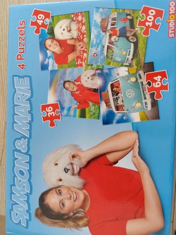 4 puzzels Samson & Marie beschikbaar voor biedingen