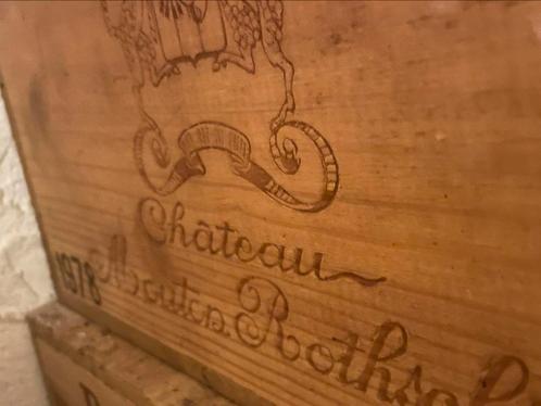 Château Mouton Rothschild 1978 doos van 12 flessen, Verzamelen, Wijnen, Zo goed als nieuw, Ophalen