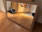 Ophangspiegel met houten omkadering, Ophalen, Gebruikt
