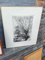 Eau forte signe christian sylvain, Antiek en Kunst, Ophalen of Verzenden