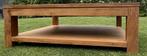teakhouten salontafel, Huis en Inrichting, Ophalen, Gebruikt, Rechthoekig, Teakhout