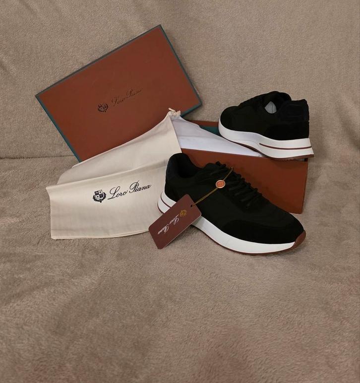 Loro Piana Weekend walk heren, Kleding | Heren, Schoenen, Nieuw, Sneakers, Zwart, Ophalen of Verzenden